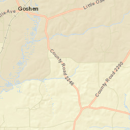 Goshen Alabama Street Map