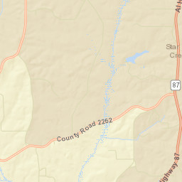 Sanders Hill Alabama Street Map