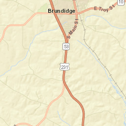 Green Ridge Alabama Street Map