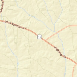 Tyler Crossroads Alabama Street Map