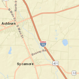Turner County Street Map