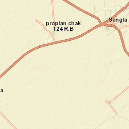 Sangla Hill Street Map
