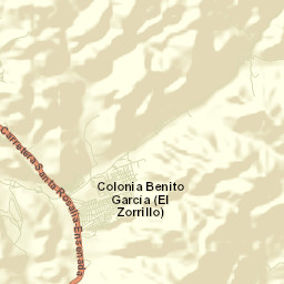Benito García (El Zorrillo) Street Map