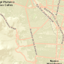 Juárez Street Map