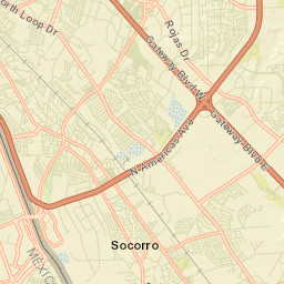 Socorro Street Map
