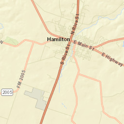Hamilton County Street Map