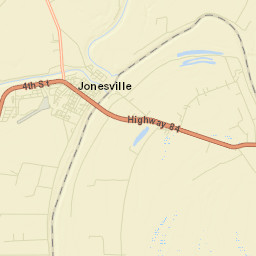 Jonesville Street Map