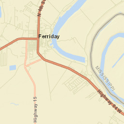 West Ferriday Street Map
