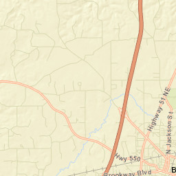 Brookhaven Street Map