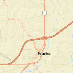 Prentiss Street Map