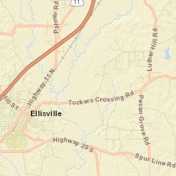 East Jenkins Road, Ellisville, MS 39437, USA Street Map
