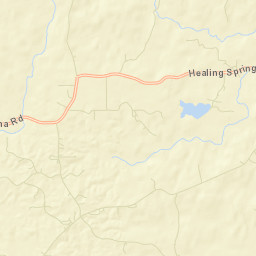 Healing Springs Alabama Street Map