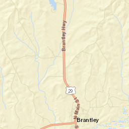 Brantley Alabama Street Map