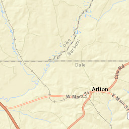 Ariton Alabama Street Map