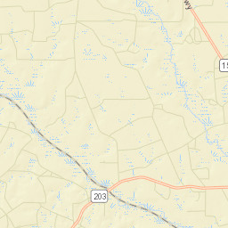 Highway 203, Baxley, GA 31513, USA Street Map