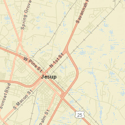 Jesup Street Map
