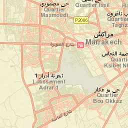 Marrakesh Street Map