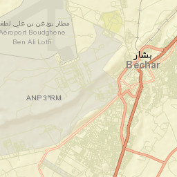 Béchar Street Map
