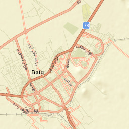 Bafq Street Map