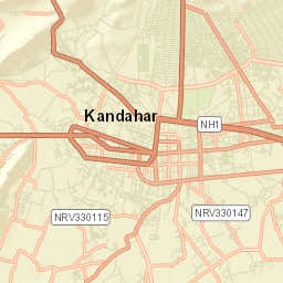 Kandahār Street Map