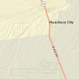 Huachuca City Arizona Street Map