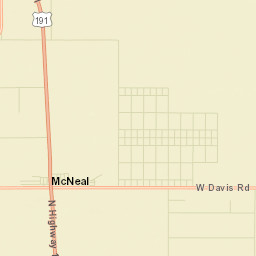 McNeal Arizona Street Map