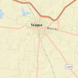 Teague Street Map