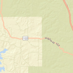 Grant Parish Street Map