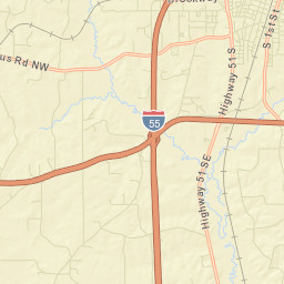 Lincoln County Street Map