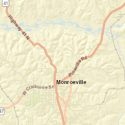 Renson Alabama Street Map