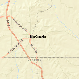 Shreve Alabama Street Map