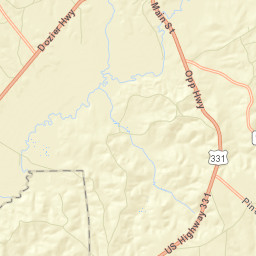 Theba Alabama Street Map