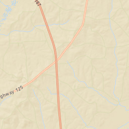 Victoria Alabama Street Map