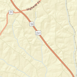 Rocky Head Alabama Street Map