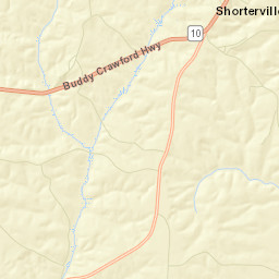 Shorterville Alabama Street Map