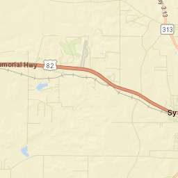 Worth County Street Map