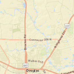 Coffee County Street Map