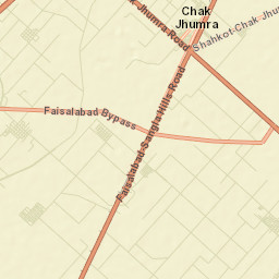 Chak Jhumra Street Map