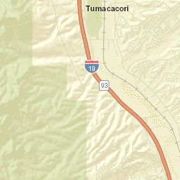 Tumacacori Arizona Street Map