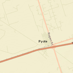 Ward County Street Map