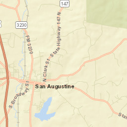 San Augustine Street Map