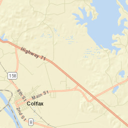 Colfax Street Map