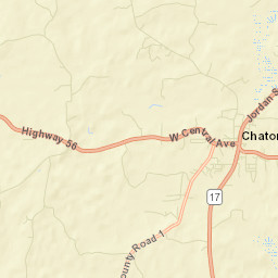 Chatom Alabama Street Map