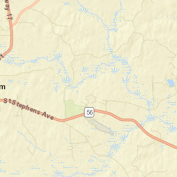 Rutan Alabama Street Map
