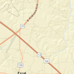 Ollie Alabama Street Map