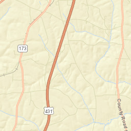 Capps Alabama Street Map