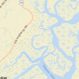 McIntosh County Street Map