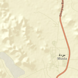 Mizdah Street Map