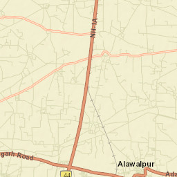 Alawalpur Street Map