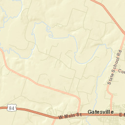 Gatesville Street Map